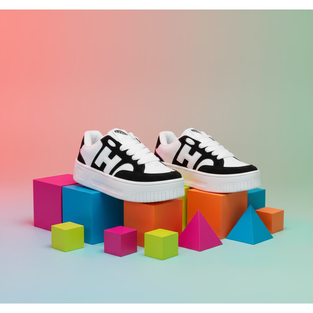 Tênis Feminino NEW LICITTO Retrô Casual Leve e Super Confortável Envio Imediato