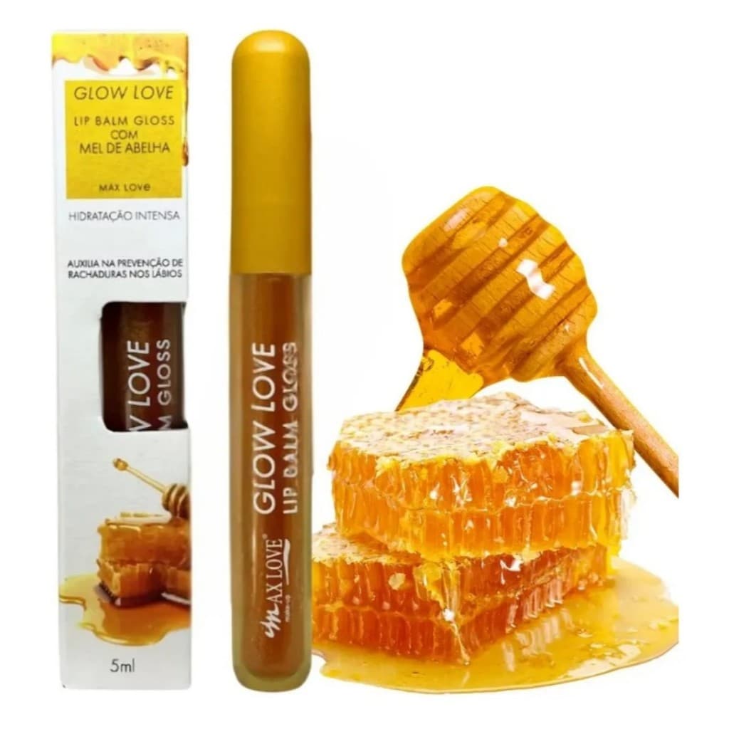 Glow Love Lip Balm Gloss com Mel de Abelha