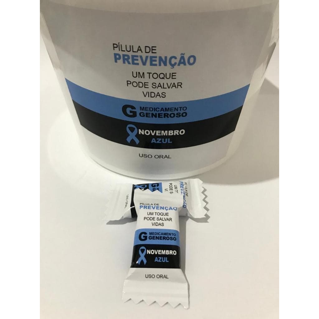 Bala com Baldinho Campanha Novembro Azul