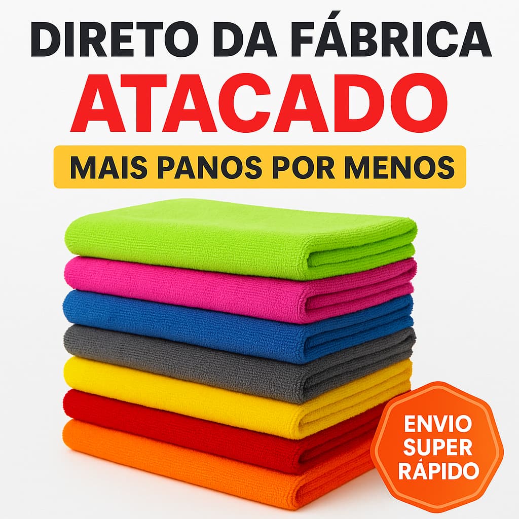 Kit 3 Panos Extra Gigante Alta Absorção 50x70cm Pano de Chão