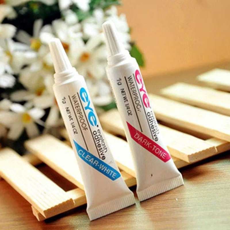 ✨ Cola para Cílios Eye Super Fixa – Secagem Rápida, Transparente/Preta, Alta Duração, à Prova D’água