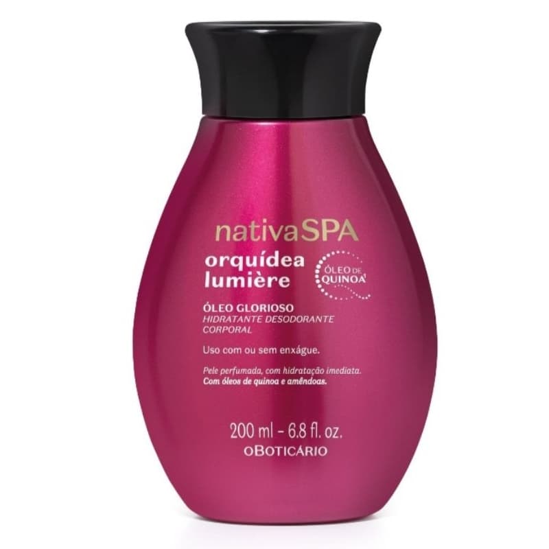 Óleo desodorante corporal pós banho  Nativa SPA de O Boticário