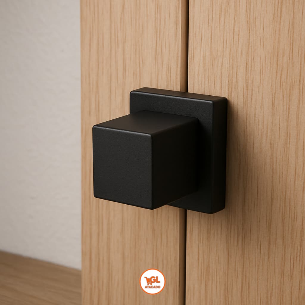 Kit Acabamento para Registro de Banheiro Preto Fosco | Acabamento para Chuveiro e Misturador | Instalação Fácil
