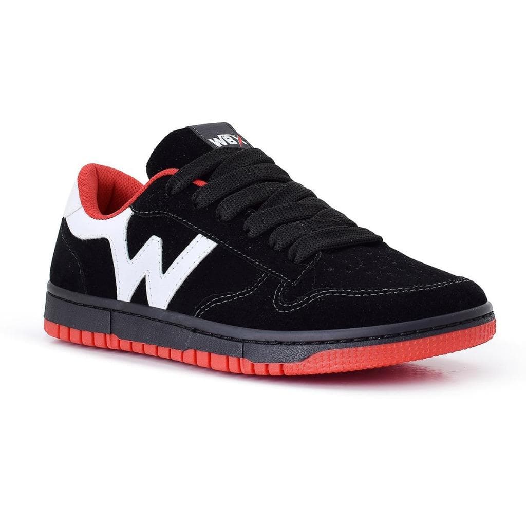 Tenis W box DANKS PRETO VERMELHO Campen Premium Unissex Academia Casual  Confortavel W Corrida