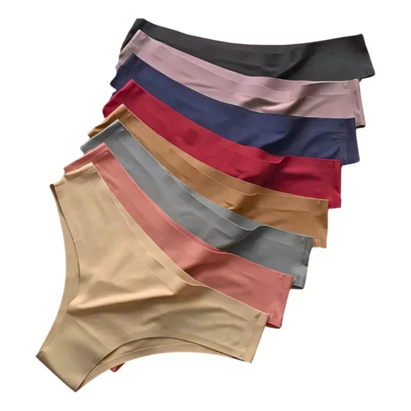 Kit Calcinhas Sem Costura Corte a Laser Não Marca -  Ideal para Usar Com Roupa e Vestido Feminino