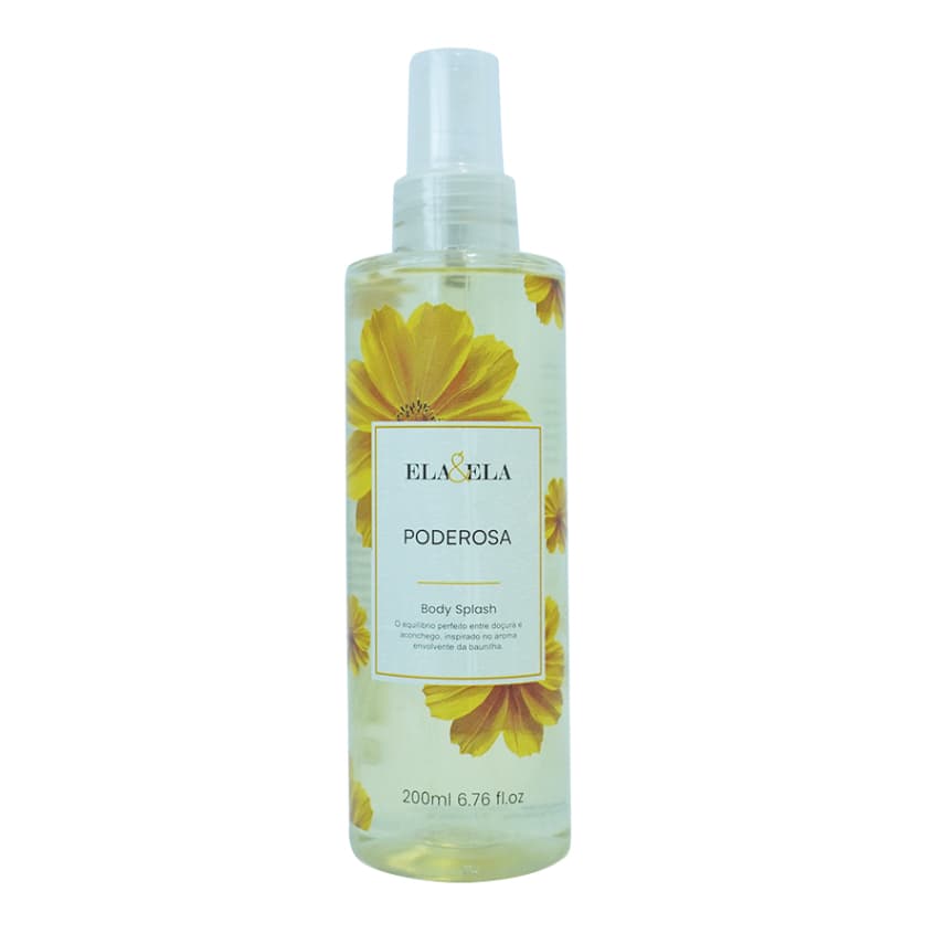 Body Splash Poderosa  200ml – Fragrância Envolvente e Duradoura | Ela & Ela