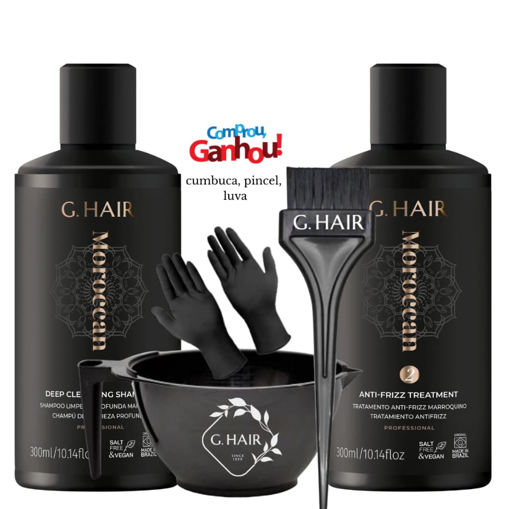 Ghair - Kit Marroquina 300ml - Original Marroquina GHAIR e Kit Aplicação