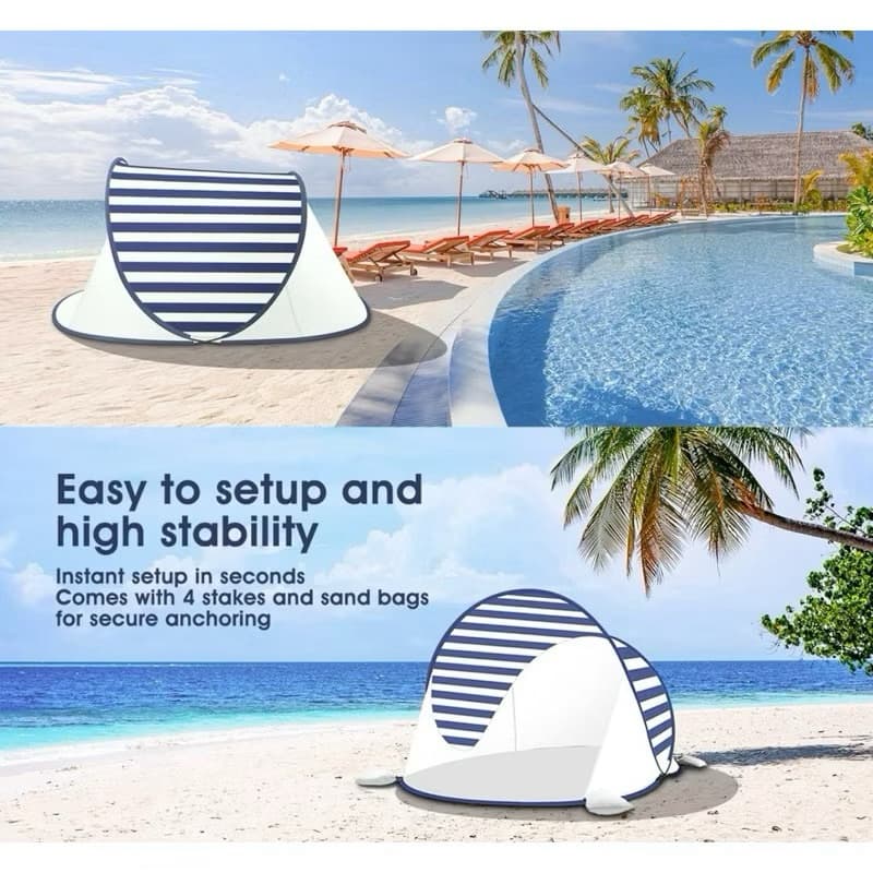 Barraca camping e Praia Verão Tenda Pop up Proteção UV