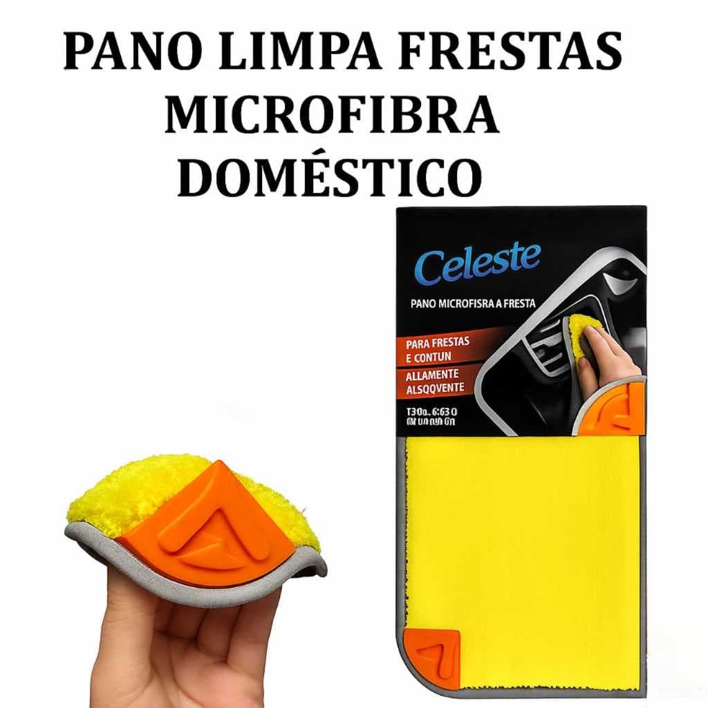 Pano Toalha de Microfibra para Limpeza de Frestas e Cantos 🏠✨
