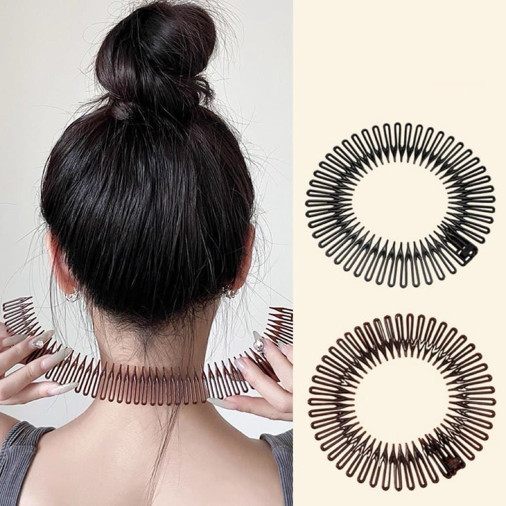 Kit 6unidades Tiara Bell Preta Para Cabelo Acessório de Cabelo Pérolas, strass