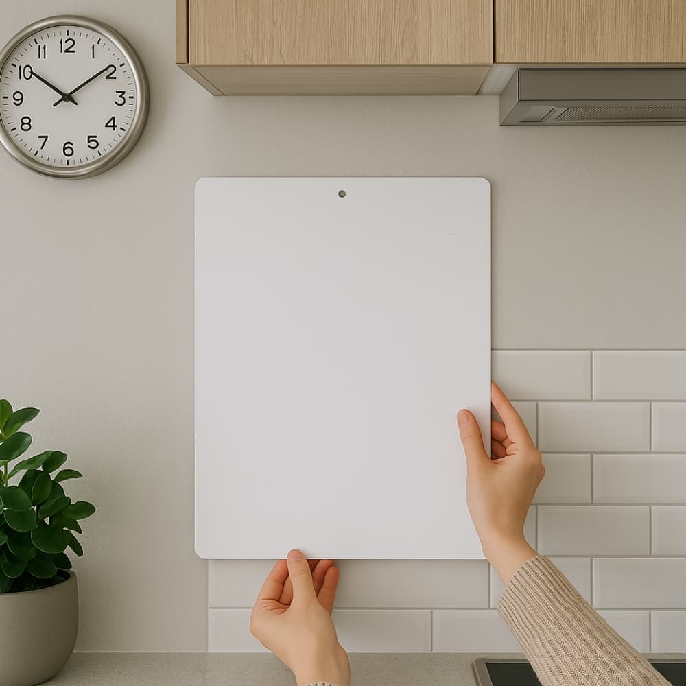 10 Cartões Pôster para Sublimação Com Furo no Meio Papel Cartão 300 gramas Branco