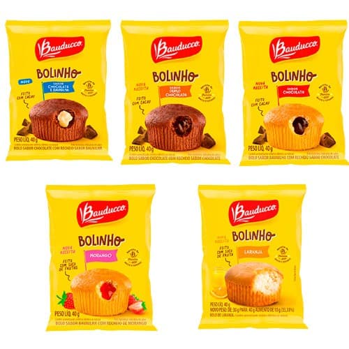 Bolinho Bauducco Display de 16un de 40gr
