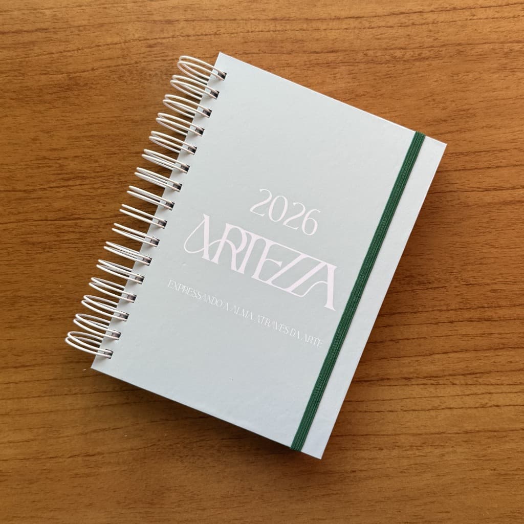 50 agendas 2026 personalizadas | Envie sua arte | Agenda datada