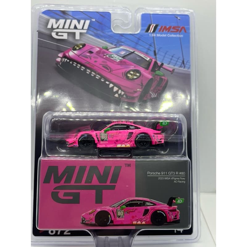 Carrinho miniatura MINI GT PORSCHE ROXY 911 GT3 R e Outros