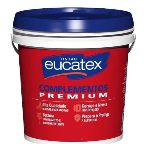 Massa Acrílica 5,8kg Premium Uso Interno/externo Eucatex