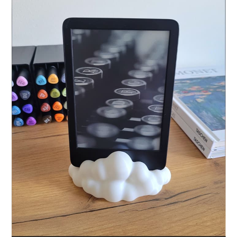 ☁️ Suporte Nuvem Criativo – Deixe seu Kindle ou Tablet Flutuando em Estilo! ✨📖