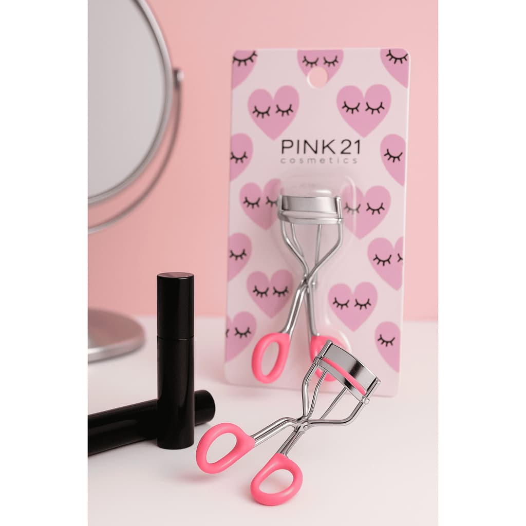 Curvex de Cílios Pink21 Cosmetics – Cabo Anatômico e Almofada de Silicone
