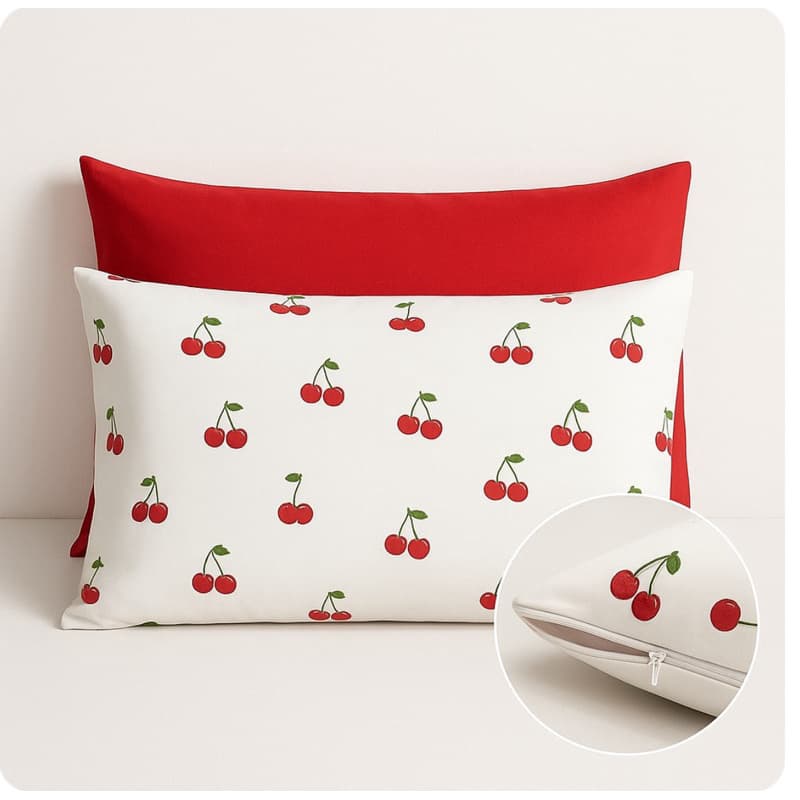 04 unidades de Fronha de Travesseiro  com Ziper lisa e estampada 50cm x 70cm 100% Algodão 160 fios ENVIO IMEDIATO