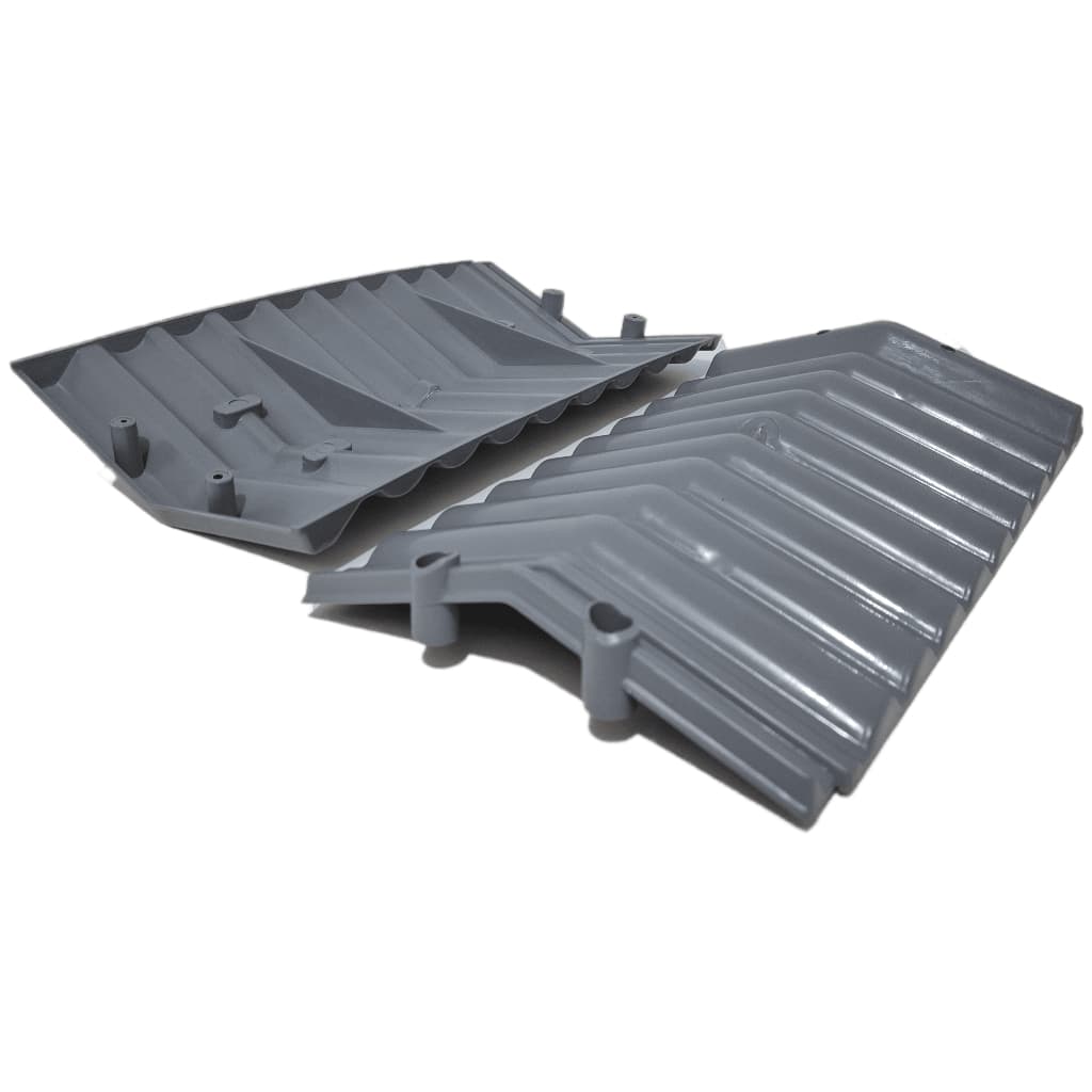 Kit Pingadeira Capa de Muro Plástico Resistente Fácil Encaixe Proteção Chuva Alta Durabilidade
