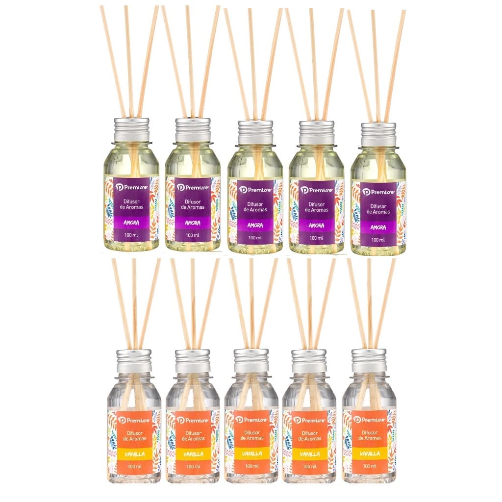 Difusor Aromas 100ml Premisse - 10 unids