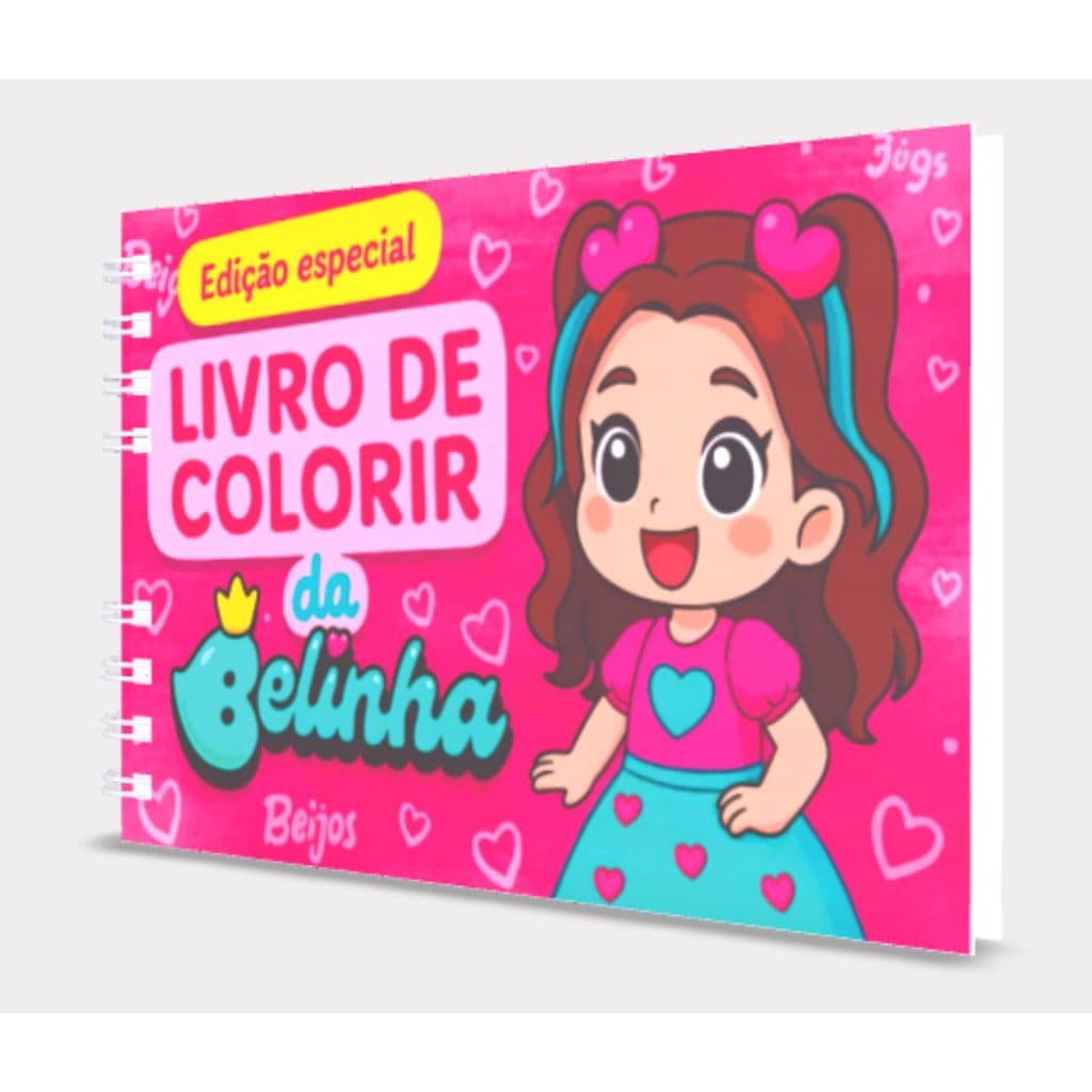 Livro de Colorir Belinha 50 paginas Capa Dura