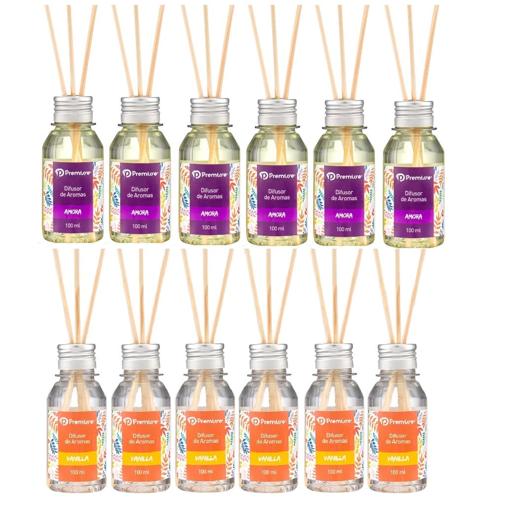 Difusor Aromas 100ml Premisse - 12 unids