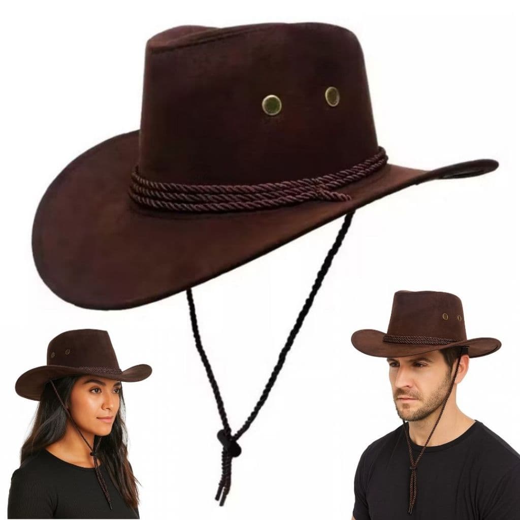 Chapéu Country Americano Cowboy Rodeio Barretos Sertanejo Unissex