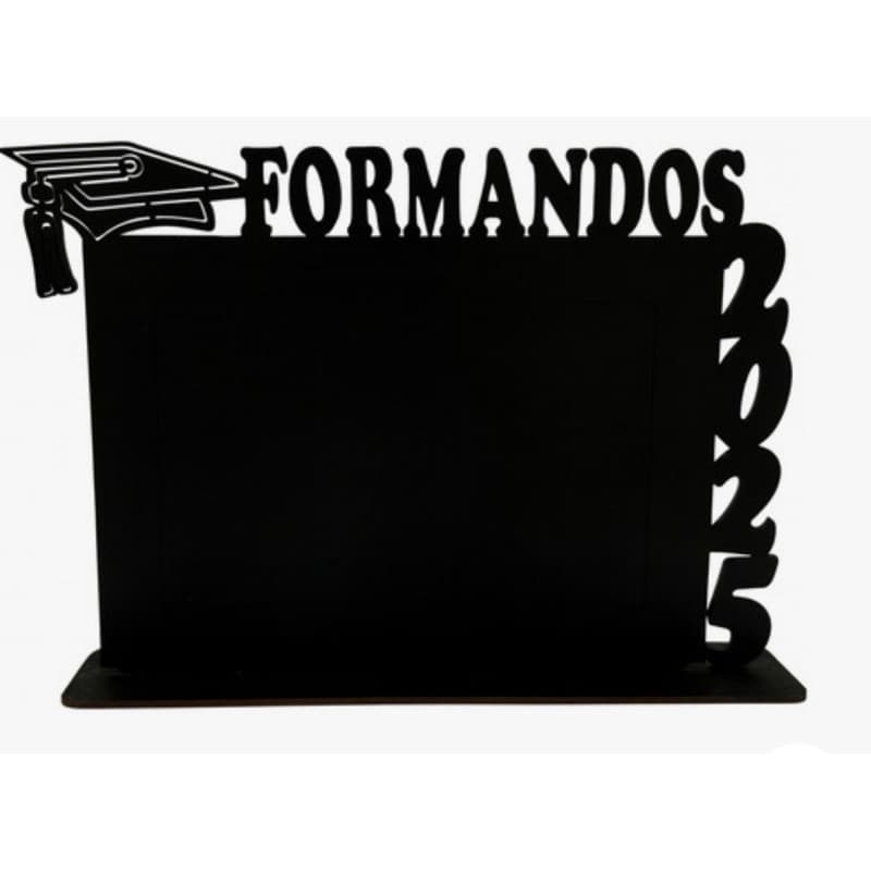 Kit Porta Retrato Formandos 2024 Mdf Preto ou Cru Lembrancinha
