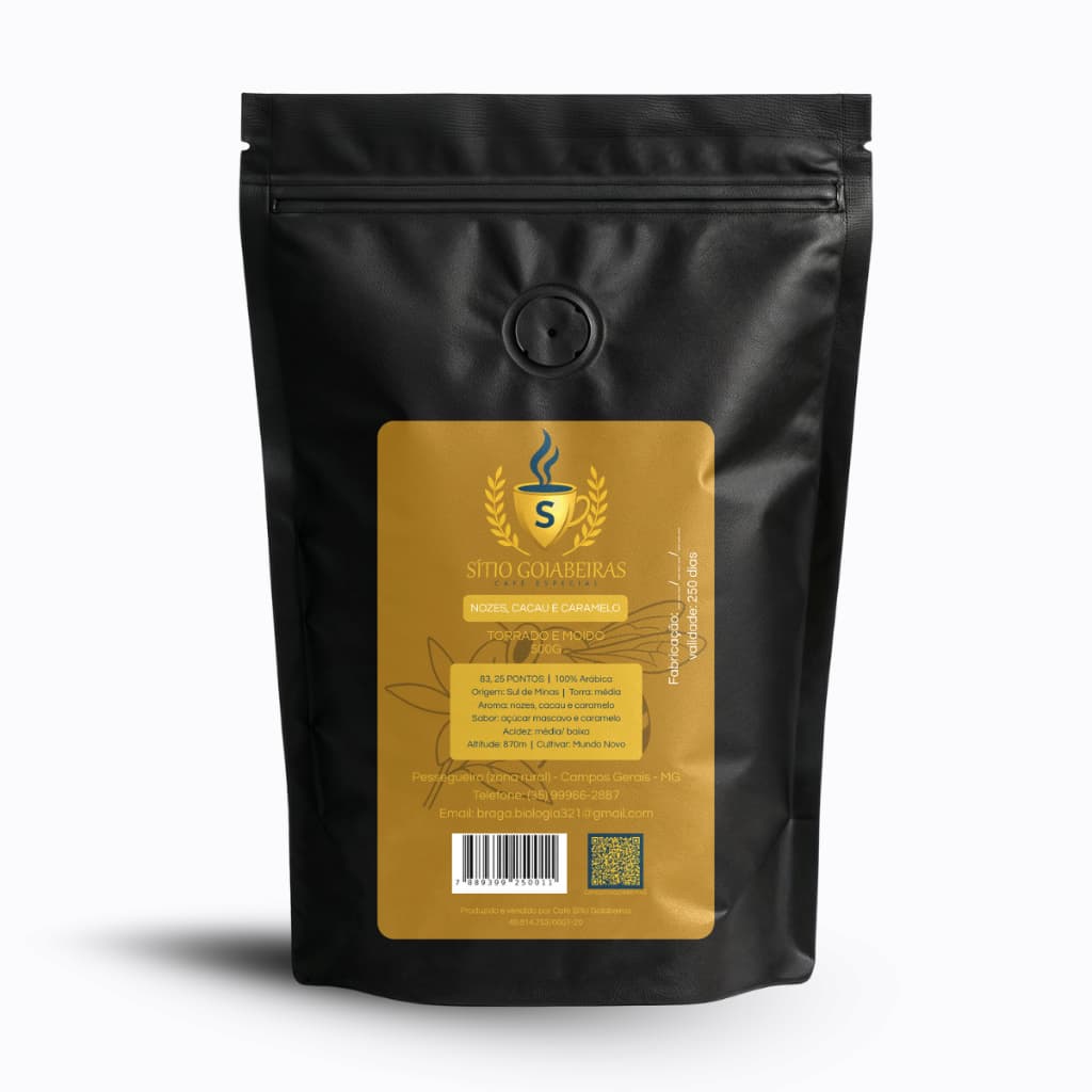 Café Torrado e Moído 500g Café Especial 84pts 100% Arábica Gourmet Premium