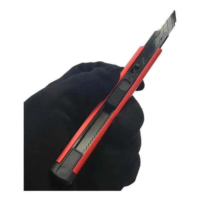 Estilete Profissional Estreito 9mm 30 Graus Vermelho 15-342 Exfak Envelopamento