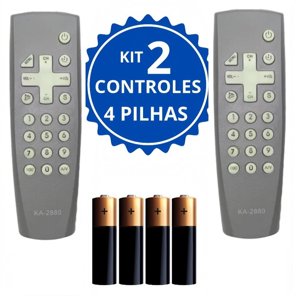 kit Controle Remoto Para TV TOSHIBA Lumina LE7180
