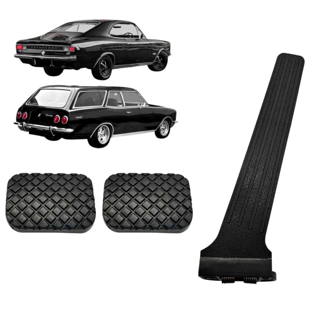 Pedal Acelerador Capa Pedal Freio E Embragem Opala Caravan 1969 A 1992