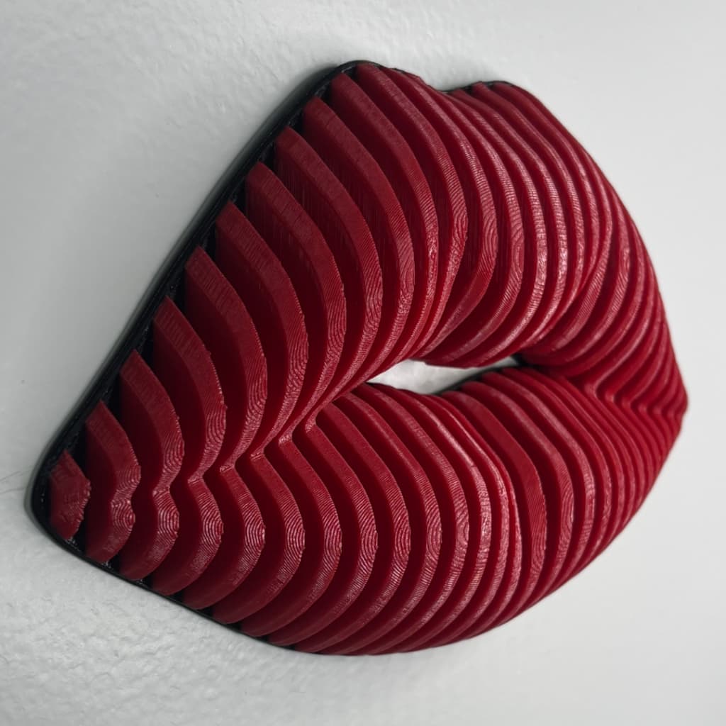 Kit 3/6 Lábios 20cm Boca Decoração Parede Estética Harmonização Preenchimento Dentista Escultura