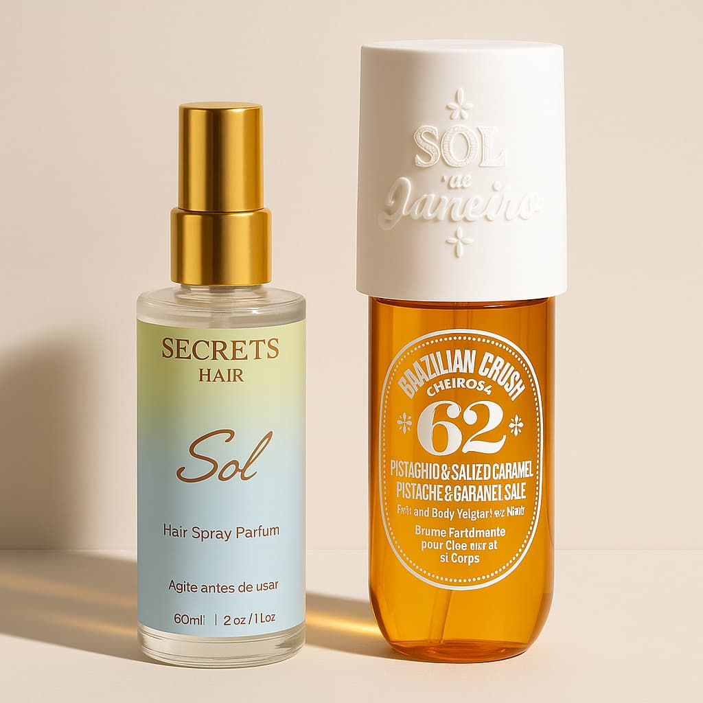 Perfume Capilar Secret’s Hair Sol 60ml | Fragrância Floral, Frutada, Doce, Alta fixação e Projeção