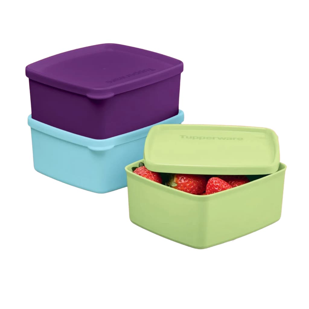 Tupperware Potes Jeitosinho 400ml  3 Peças Freezer