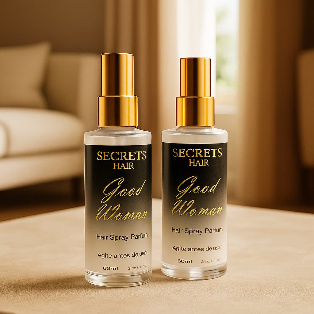 Perfume Capilar Secret's Hair Good Woman 60ml – Fragrância Doce, Floral, Baunilha, Alta fixação