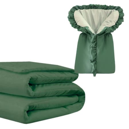 Kit Inverno Bebê - Porta Bebê Saco de Dormir + Edredom Quentinho