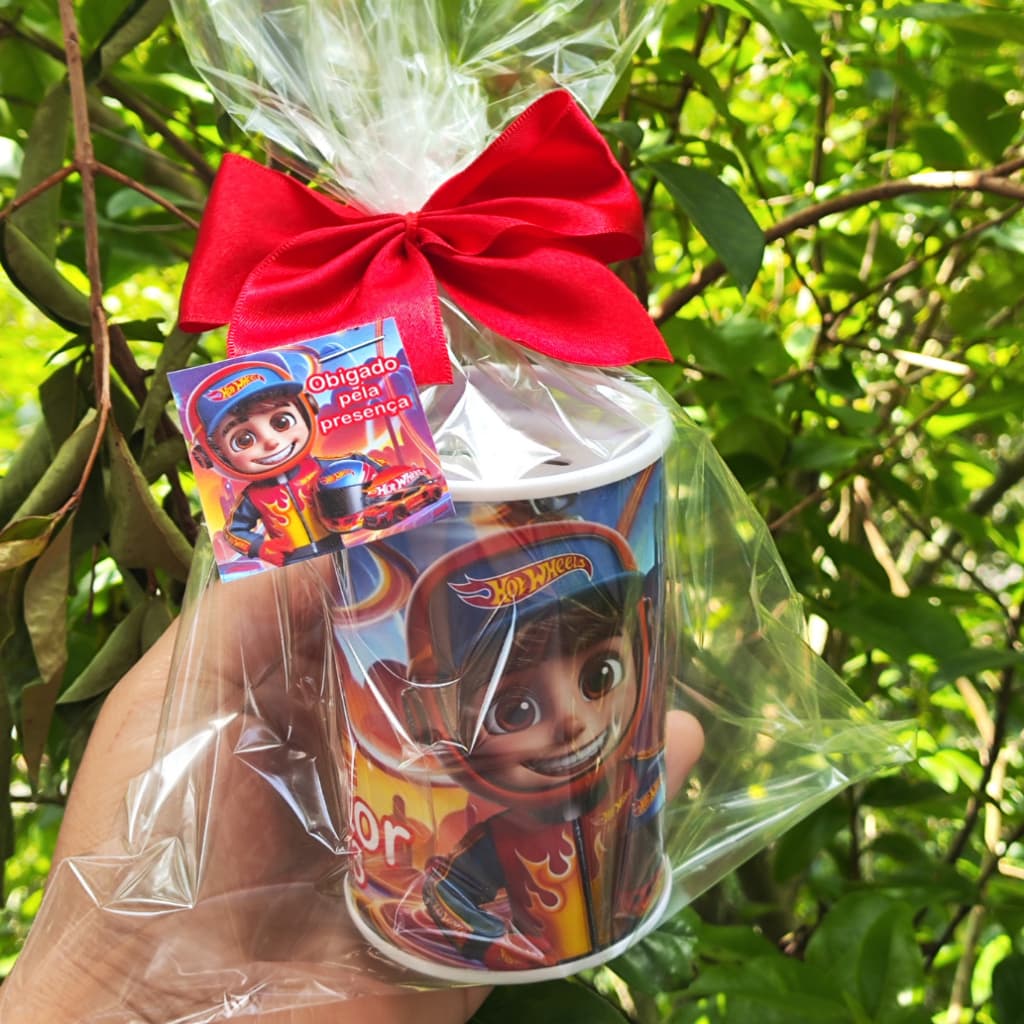 Cofrinho Personalizado com embalagem + laço + tag - FAZEMOS EM TODOS OS TEMAS