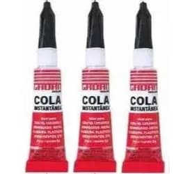 kit 3 Cola Instantânea 3g ,Multiuso ,Rápida, Resistente e Econômica