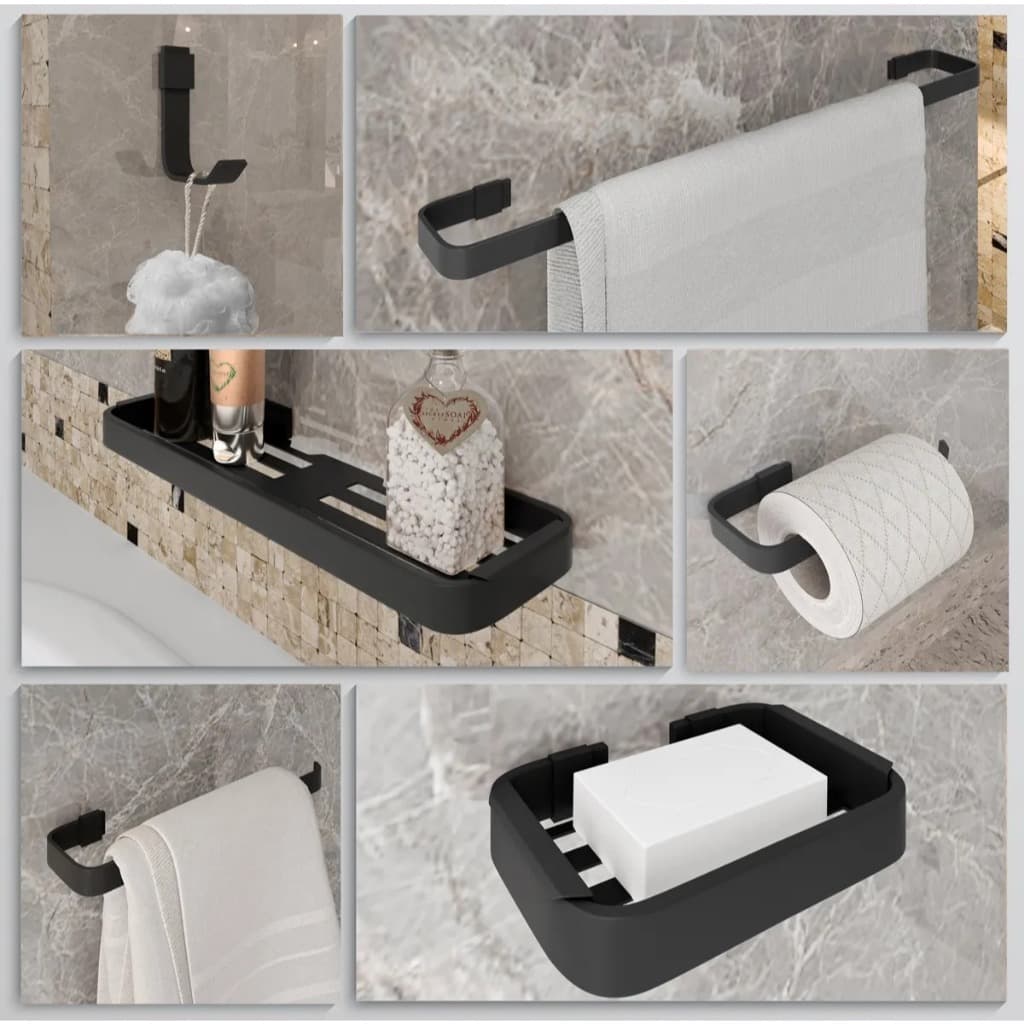 Kit De Acessórios Para Banheiro 6 Peças Max