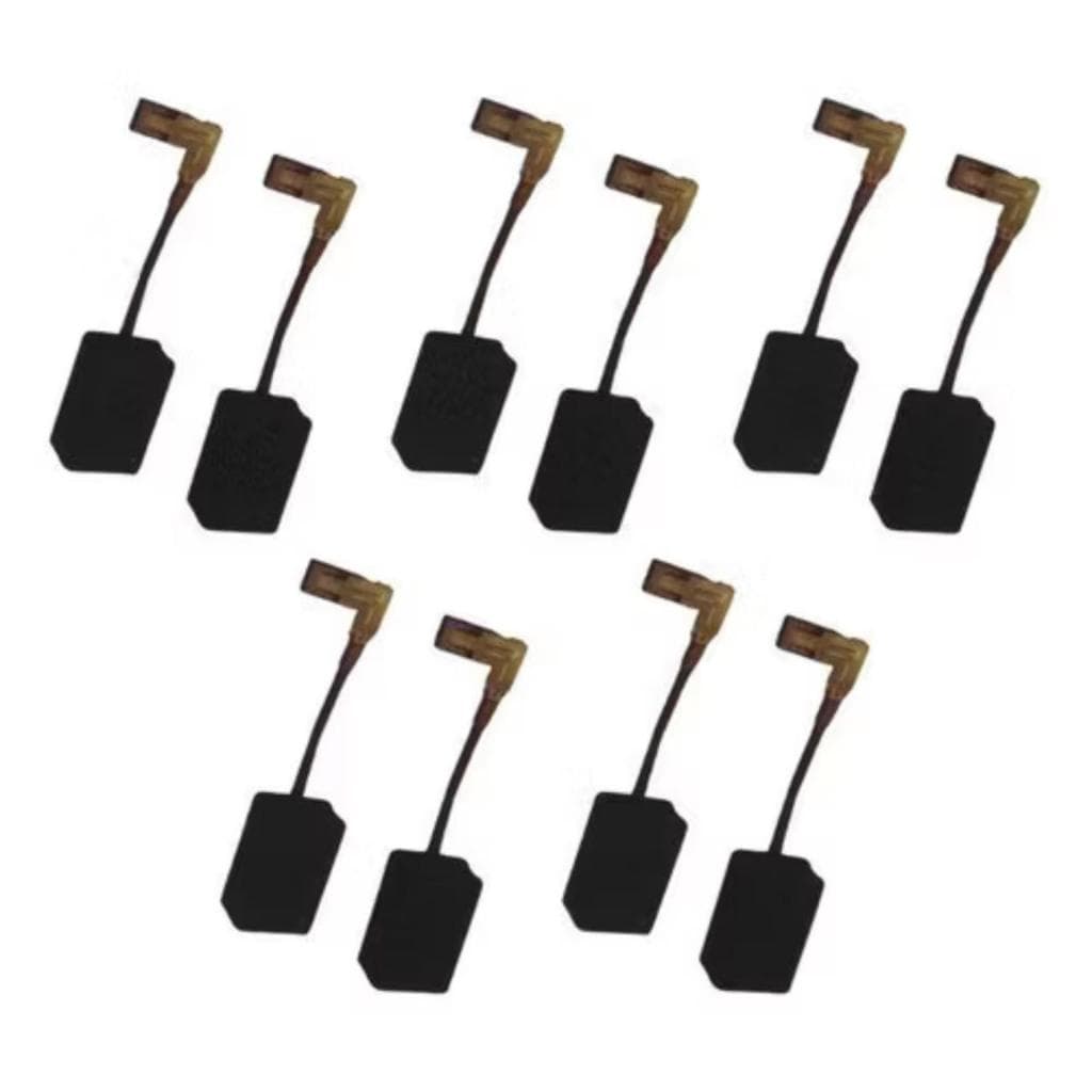 ESCOVA DE CARVÃO PARA ESMERILHADEIRA MAKITA CB459 GA4530 (F38)KIT 05 PARES (10 PEÇAS)