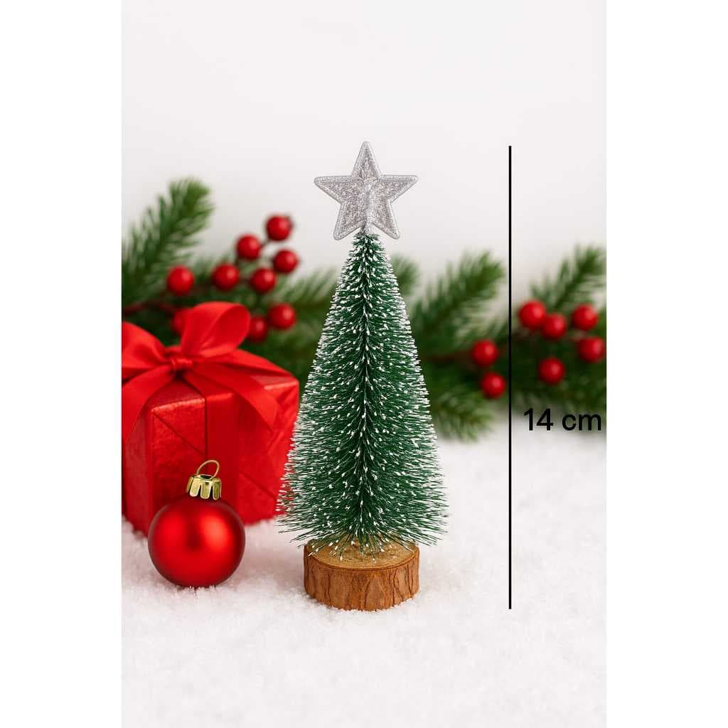 Mini Árvore de Natal com Luz LED Colorida – Enfeite de Mesa e Decoração Natalina