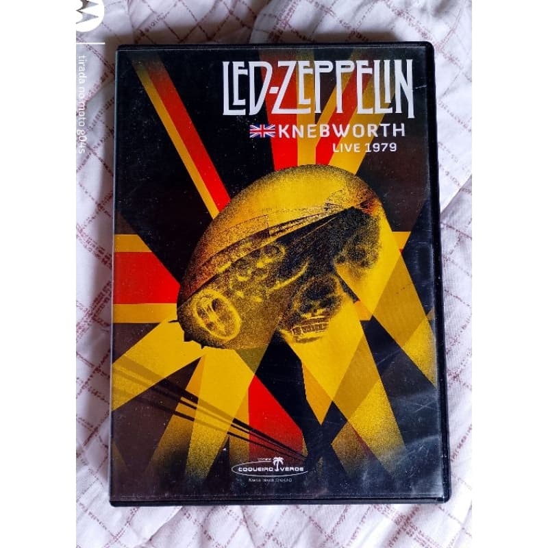 led Zeppelin knebworth live 1979 dvd usado