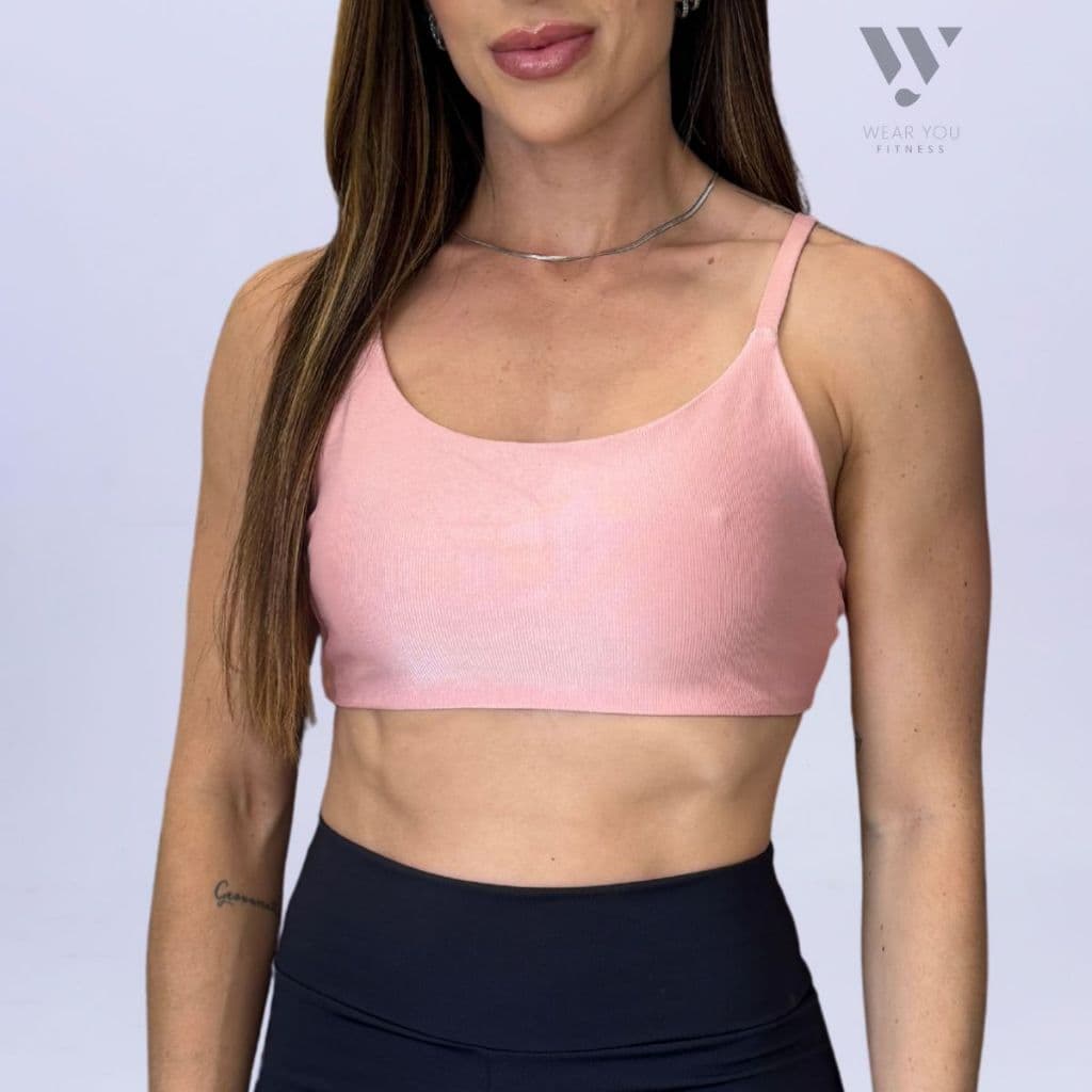 Top Fitness Duplo Entrada Para Bojo Academia Corrida Beach Cross Com Compressão Sustentação P M G Tecido Premium