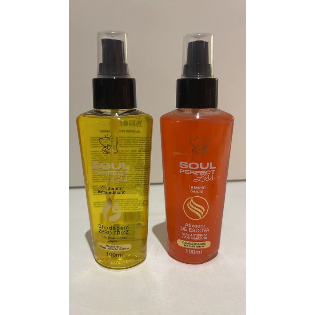 KIT 02 Itens Soul Perfect Liz + Soul Oil Serum Zero Frizz