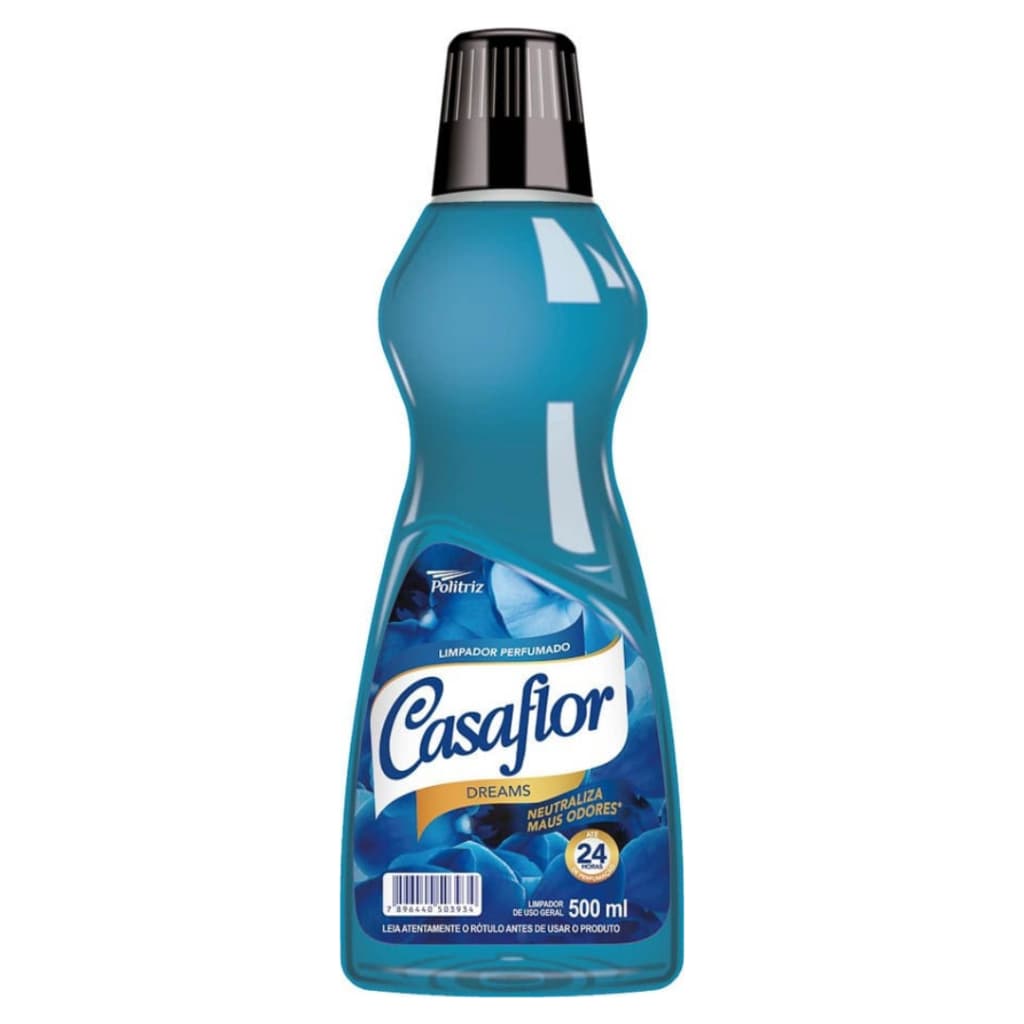 Limpador Perfumado Casaflor Politriz 500ml – Limpeza e Fragrância Duradoura