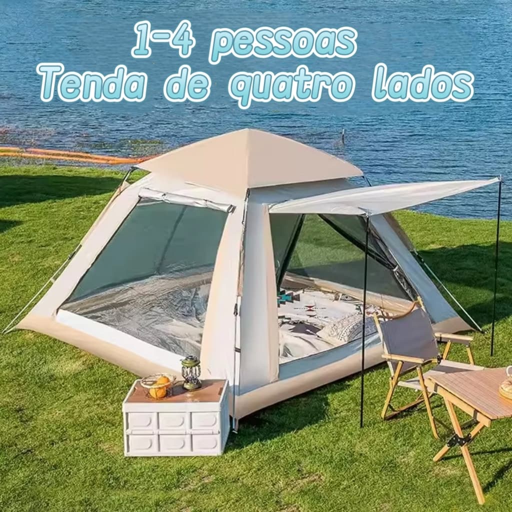barraca de camping 1 a 4 pessoas automatica barraca para acampar impermeavel tenda