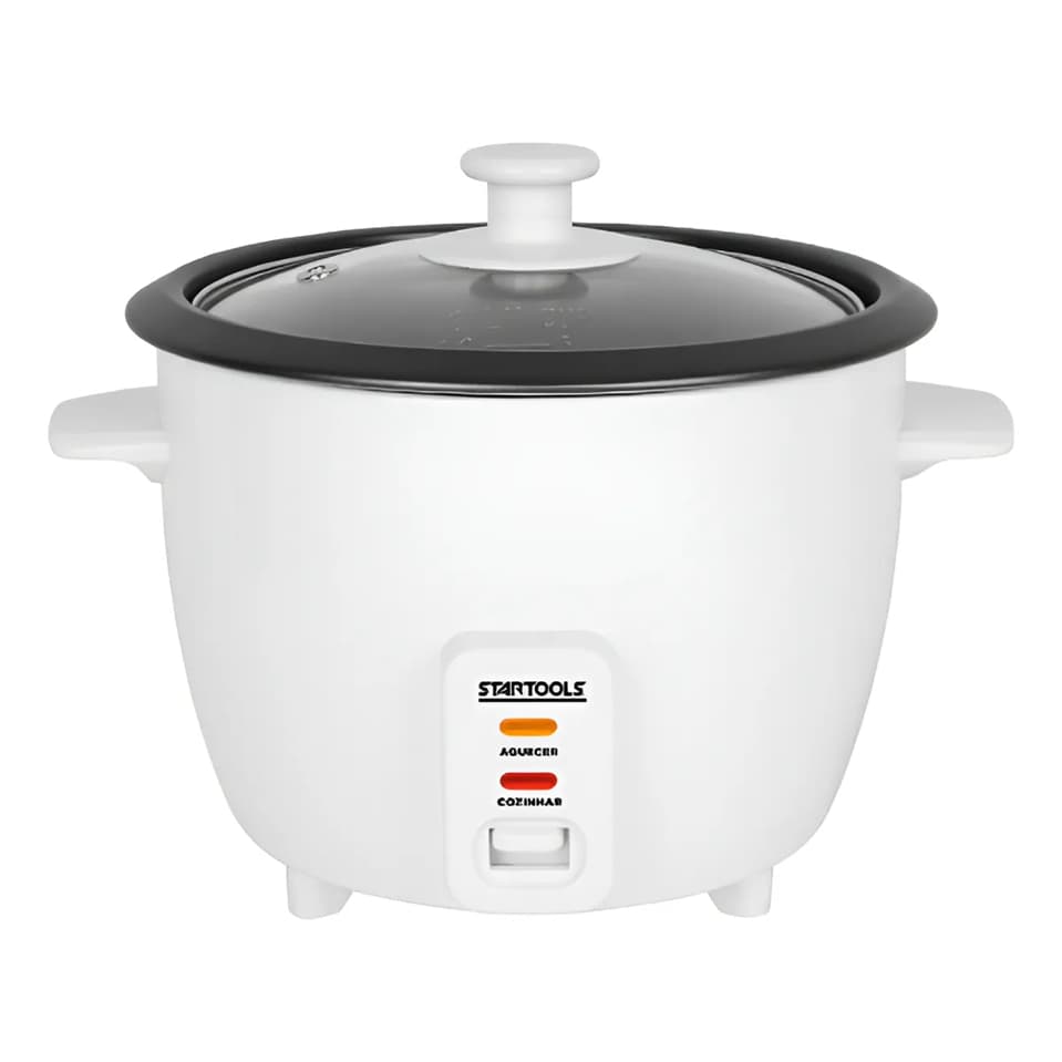Panela De Arroz Elétrica Com Acessórios Copo Medidor Colher