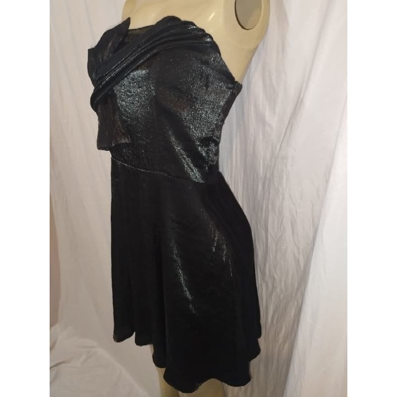 Vestido preto tomara que caia, festa, halloween, cosplay, formatura, cerimônia, noite, balada, veste 40.