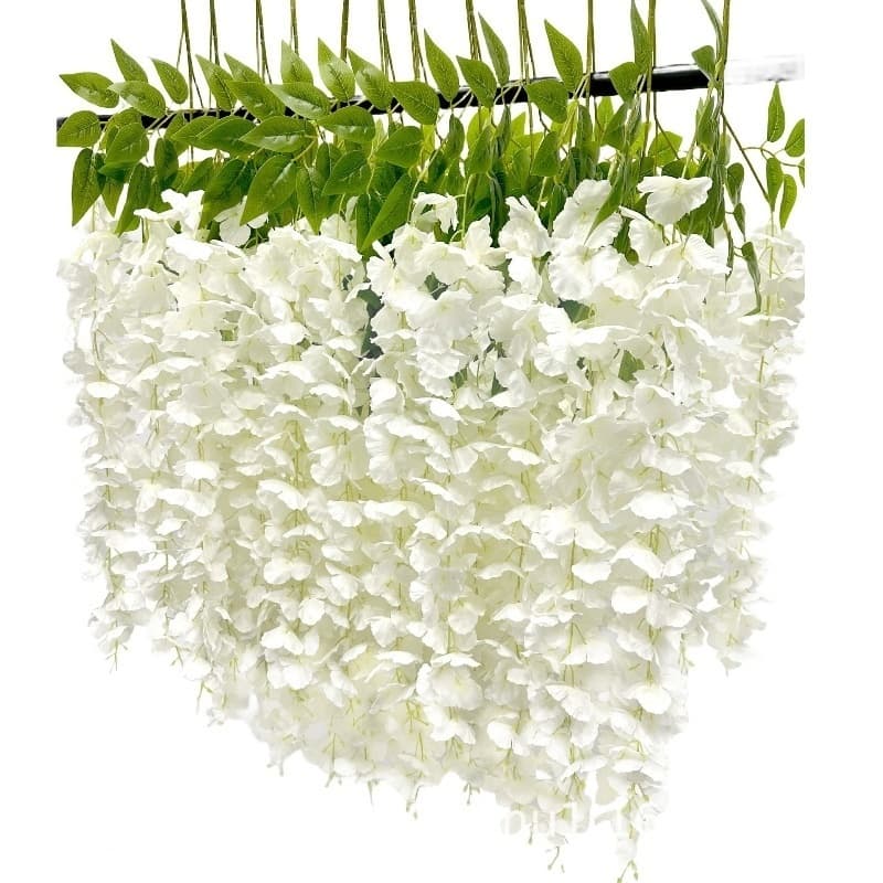 12 Peças Creeper de flores artificiais durável resistente decora oculta armazenamento fácil variedades